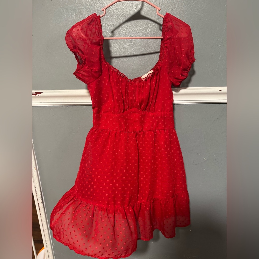 Altar'd State Aurelia Clip Dot Dress